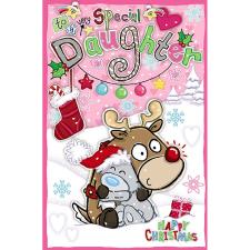 Special Daughter My Dinky Me to You Bear Christmas Card Image Preview